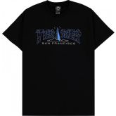 Thrasher Pyramid Tee - Melns - T-krekls ar īsām piedurknēm
