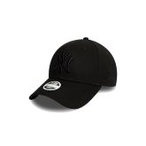 New Era Yankees Essential Womens All Black 9FORTY Cap - Melns - Vāciņš
