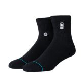 Stance Logoman ST QTR Black Socks - Melns - Zeķes