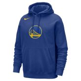 Nike NBA Golden State Warriors Club Pullover Hoodie Rush Blue - Zils - Jaka ar kapuci