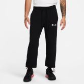 Nike LeBron Open Hem Fleece Pants Black - Melns - Bikses