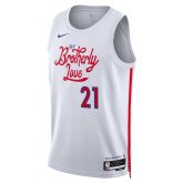 Nike NBA Dri-FIT Joel Embiid Philadelphia 76ers City Edition 2022 Swingman Jersey - Balts - Džērsija