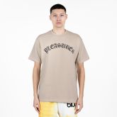 Pleasures Old E Logo Tee Sand - Brūns - T-krekls ar īsām piedurknēm