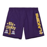Mitchell & Ness NBA LA Lakers Team Heritage Woven Shorts - Violets - Šorti