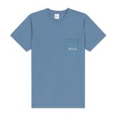 Rip N Dip Nerma Lisa Pocket Tee Slate - Zils - T-krekls ar īsām piedurknēm