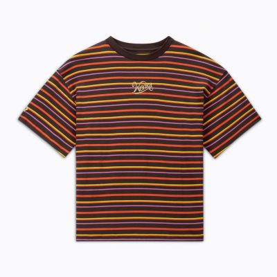 Converse x Wonka Striped Tee - Brūns - T-krekls ar īsām piedurknēm