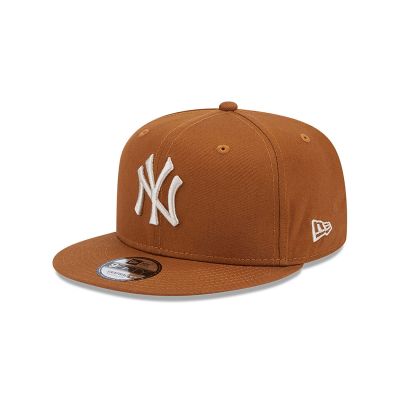 New Era New York Yankees League Essential Brown 9FIFTY Snapback Cap - Brūns - Vāciņš