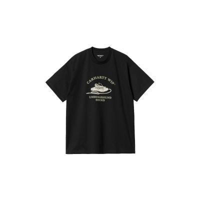 Carhartt WIP S/S Underground Sound T-Shirt Black - Melns - T-krekls ar īsām piedurknēm