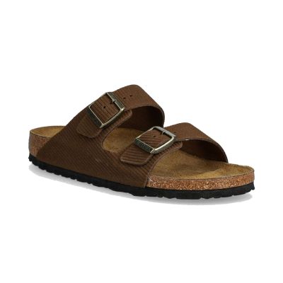 Birkenstock Arizona Suede Corduroy Regular Fit Brown - Brūns - Sandales Birkenstock Arizona Suede Corduroy Regular Fit Brown - Brūns - Sandales