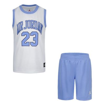 Jordan Boys Muscle Tank And Shorts 2pc Set University Blue - Zils - set