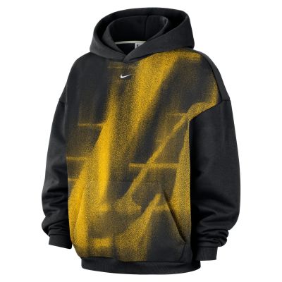 Nike Los Angeles Lakers Standard Issue Men's Fleece Basketball Hoodie Black - Melns - Jaka ar kapuci Nike Los Angeles Lakers Standard Issue Men's Fleece Basketball Hoodie Black - Melns - Jaka ar kapuci