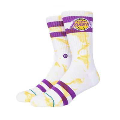 Stance Lakers Dyed Socks - Dzeltens - Zeķes