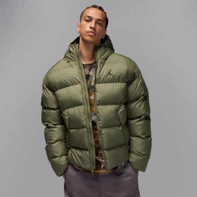 Jordan Brooklyn Therma-FIT Puffer Jacket Medium Olive - Zaļš - Jaka