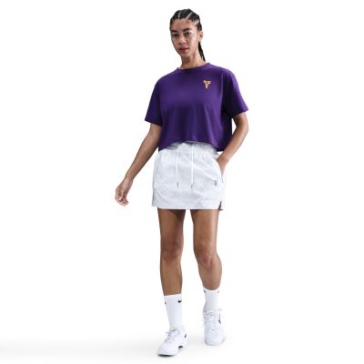 Nike Kobe Dri-FIT Wmns Cropped Basketball Tee Court Purple - Violets - T-krekls ar īsām piedurknēm