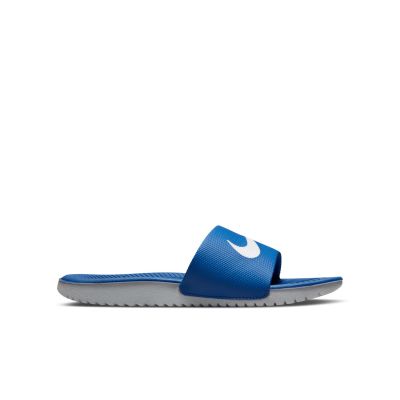Nike Kawa "Hyper Cobalt" Slides (GS/PS) - Zils - Sandales