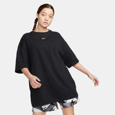 Nike Sportswear Essential Wmns Oversized Tee Black - Melns - T-krekls ar īsām piedurknēm