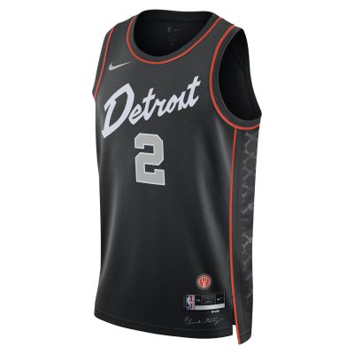 Nike Dri-FIT NBA Detroit Pistons Cade Cunningham City Edition 23/24 Swingman Jersey - Melns - Džērsija