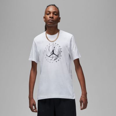 Jordan Dri-FIT Sport Graphic Tee White - Balts - T-krekls ar īsām piedurknēm