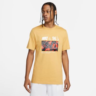 Nike Circa Tee Wheat Gold - Dzeltens - T-krekls ar īsām piedurknēm