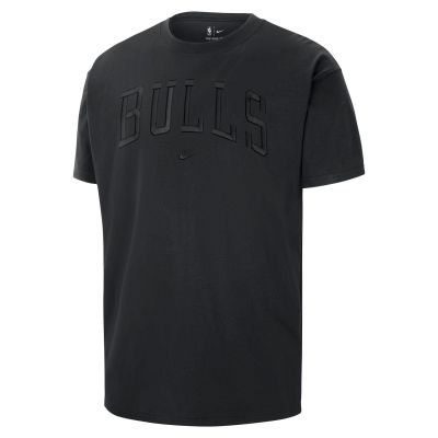 Nike NBA Chicago Bulls Courtside Tee Black - Melns - T-krekls ar īsām piedurknēm
