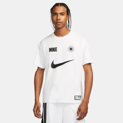 Nike Max90 Naos Basketball Tee White - Balts - T-krekls ar īsām piedurknēm