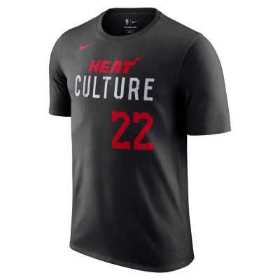 Nike NBA Miami Heat Jimmy Butler City Edition Tee - Melns - T-krekls ar īsām piedurknēm