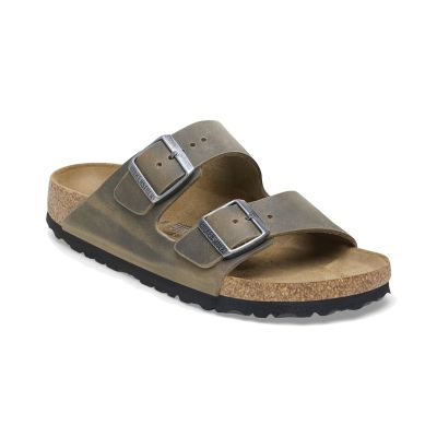 Birkenstock Arizona Oiled Leather Narrow Fit Green - Zaļš - Sandales Birkenstock Arizona Oiled Leather Narrow Fit Green - Zaļš - Sandales