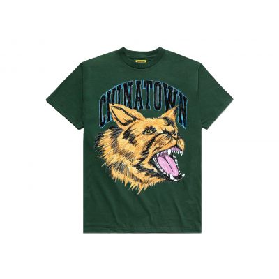 Chinatown Market Beware Sketch Tee Spruce - Zaļš - T-krekls ar īsām piedurknēm