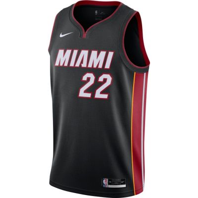 Nike Miami Heat Jimmy Butler Icon Edition 2020 Swingman Jersey - Melns - Džērsija