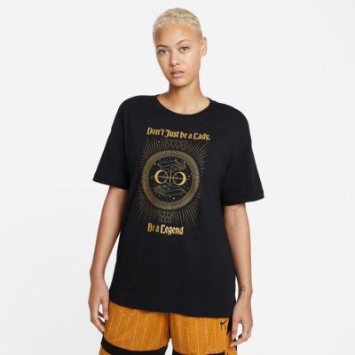 Nike "Legend" Wmns Boyfriend Basketball Tee - Melns - T-krekls ar īsām piedurknēm
