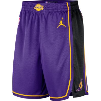 Jordan Dri-FIT NBA Los Angeles Lakers Statement Edition Swingman Basketball Shorts - Violets - Šorti