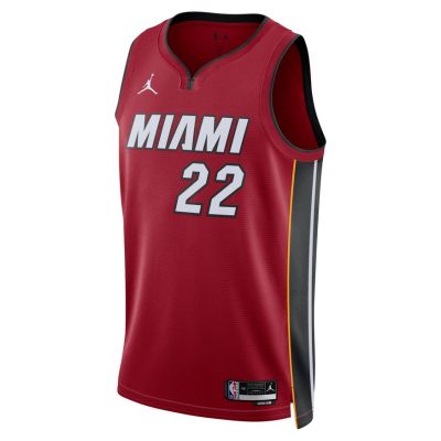 Jordan Dri-FIT NBA Miami Heat Statement Edition 2022 Swingman Jersey - Sarkans - Džērsija