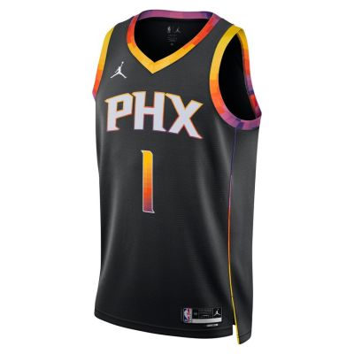 Jordan Dri-FTI NBA Phoenix Suns Statement Edition 2022 Swingman Jersey - Melns - Džērsija