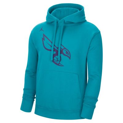 Jordan Charlotte Hornets Essential Fleece Pullover Hoodie - Zils - Jaka ar kapuci
