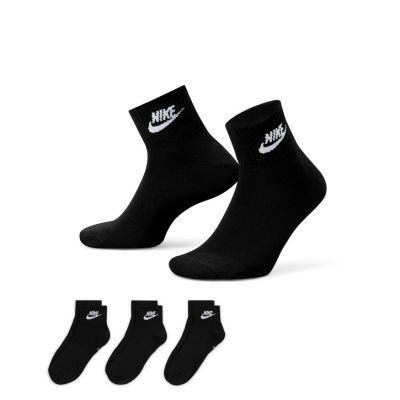 Nike Everyday Essential Socks 3-Pack Black - Melns - Zeķes