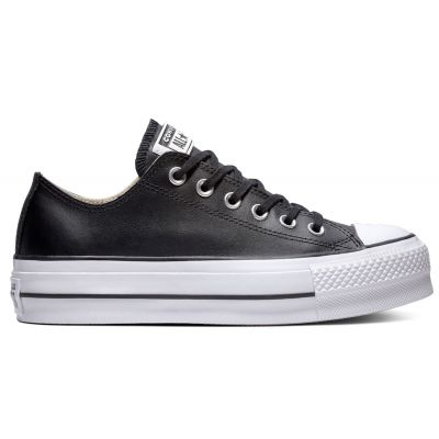 Converse Chuck Taylor All Star Lift Clean Leather Low Top - Melns - Apavi