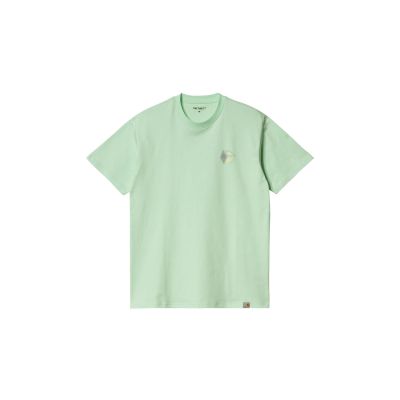 Carhartt WIP S/S Cube T-Shirt Pale Spearmint - Zaļš - T-krekls ar īsām piedurknēm