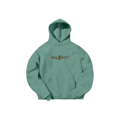 MARKET Smiley Doodle Hoodie Green - Zaļš - Jaka ar kapuci MARKET Smiley Doodle Hoodie Green - Zaļš - Jaka ar kapuci