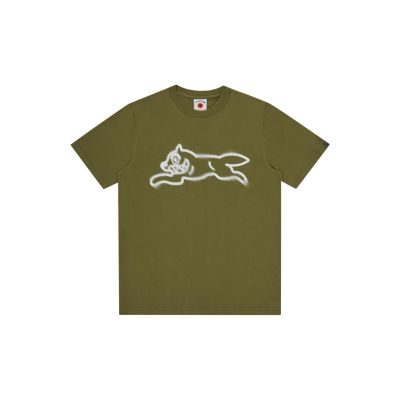 ICECREAM Spray Paint Running Dog Tee Green - Zaļš - T-krekls ar īsām piedurknēm ICECREAM Spray Paint Running Dog Tee Green - Zaļš - T-krekls ar īsām piedurknēm