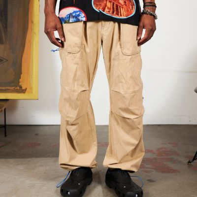 Pleasures Public Utility Pants Beige - Brūns - Bikses