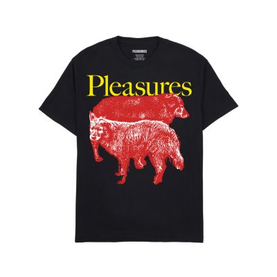 Pleasures Wet Dogs Tee Black - Melns - T-krekls ar īsām piedurknēm