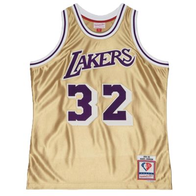 Mitchell & Ness Los Angeles Lakers Magic Johnson 75th Gold Swingman Jersey - Daudzkrāsains - Džērsija