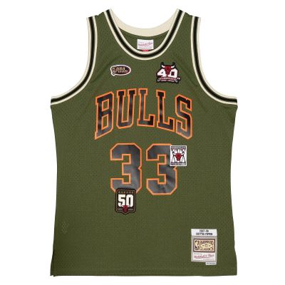 Mitchell & Ness Flight Scottie Pippen Chicago Bulls Swingman Jersey - Zaļš - Džērsija