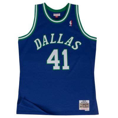 Mitchell & Ness Dallas Mavericks Dirk Nowitzki Swingman Jersey - Zils - Džērsija Mitchell & Ness Dallas Mavericks Dirk Nowitzki Swingman Jersey - Zils - Džērsija