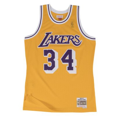 Mitchell & Ness LA Lakers Shaquille O´neil NBA Swingman Jersey - Dzeltens - Džērsija