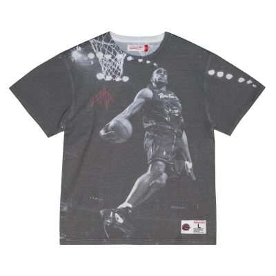 Mitchell & Ness NBA Vince Carter Above The Rim Sublimated S/S Tee - Pelēks - T-krekls ar īsām piedurknēm