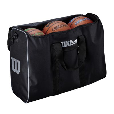 Wilson 6 Ball Travel Basketball Bag - Melns - Mugursoma