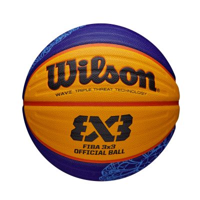 Wilson FIBA 3X3 Game Ball Paris Retail 2024 Size 6 - Dzeltens - Bumba
