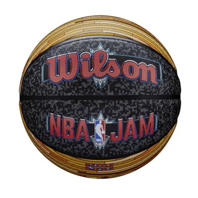 Wilson NBA Jam Outdoor Basketball Size 7 - Melns - Bumba