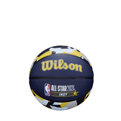 Wilson 2024 NBA All Star Mini Basketball Multicolor Size 3 - Daudzkrāsains - Bumba